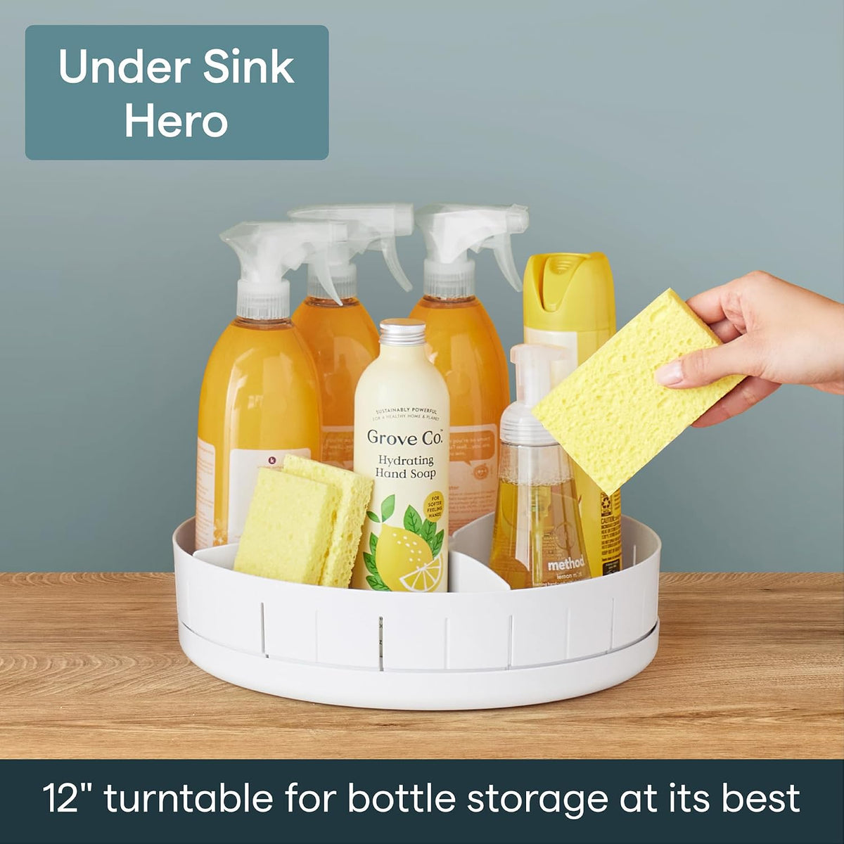 Elise Under-Sink Turntable Organizer