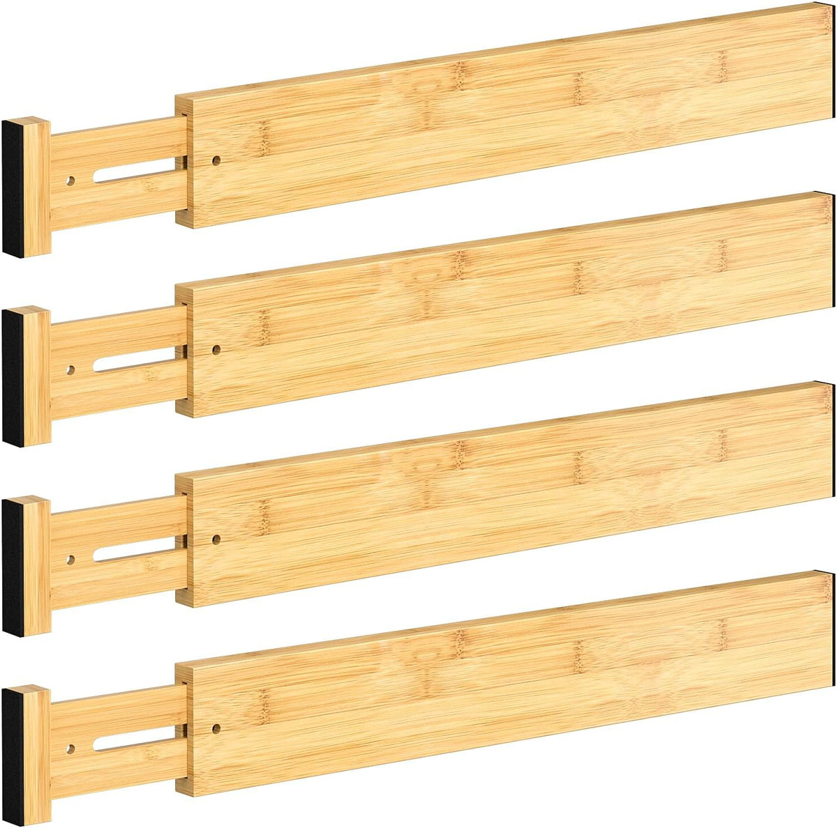 Gigi Bamboo Drawer Dividers (4-Pack)