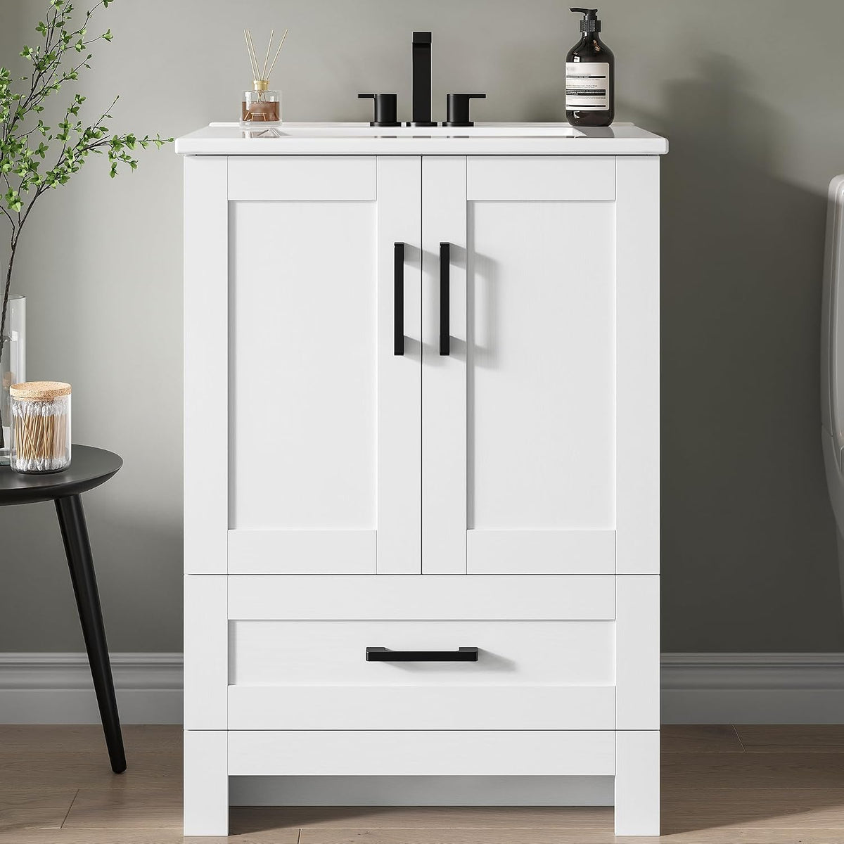 Talia 24" Bathroom Vanity with Ceramic Sink