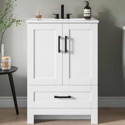 Talia 24" Bathroom Vanity with Ceramic Sink
