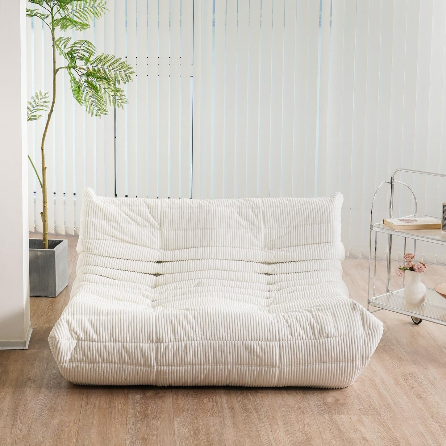 Hull Bean Bag Loveseat Sofa Couch