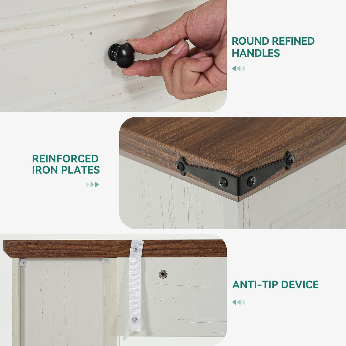 Sutton Farmhouse Console Table with 2 Drawers