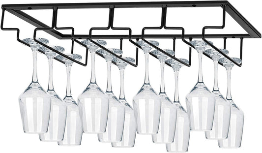 Olive Under-Cabinet Wine Stemware Rack