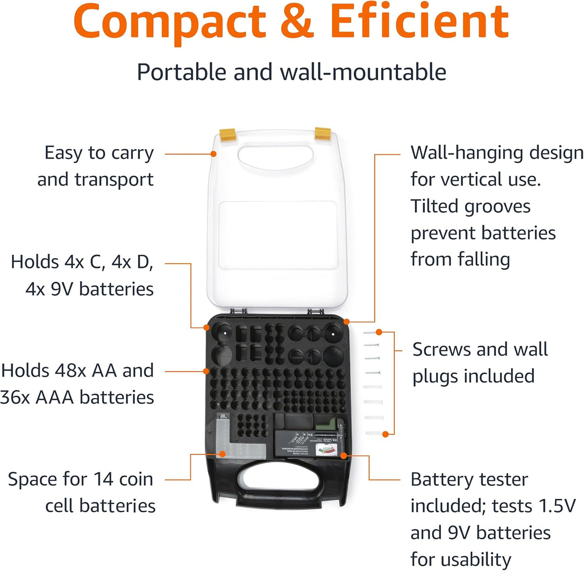 Celeste Portable Battery Storage Case