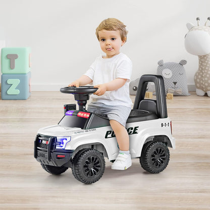6V Kids Ride-On Police Car - Canva Home