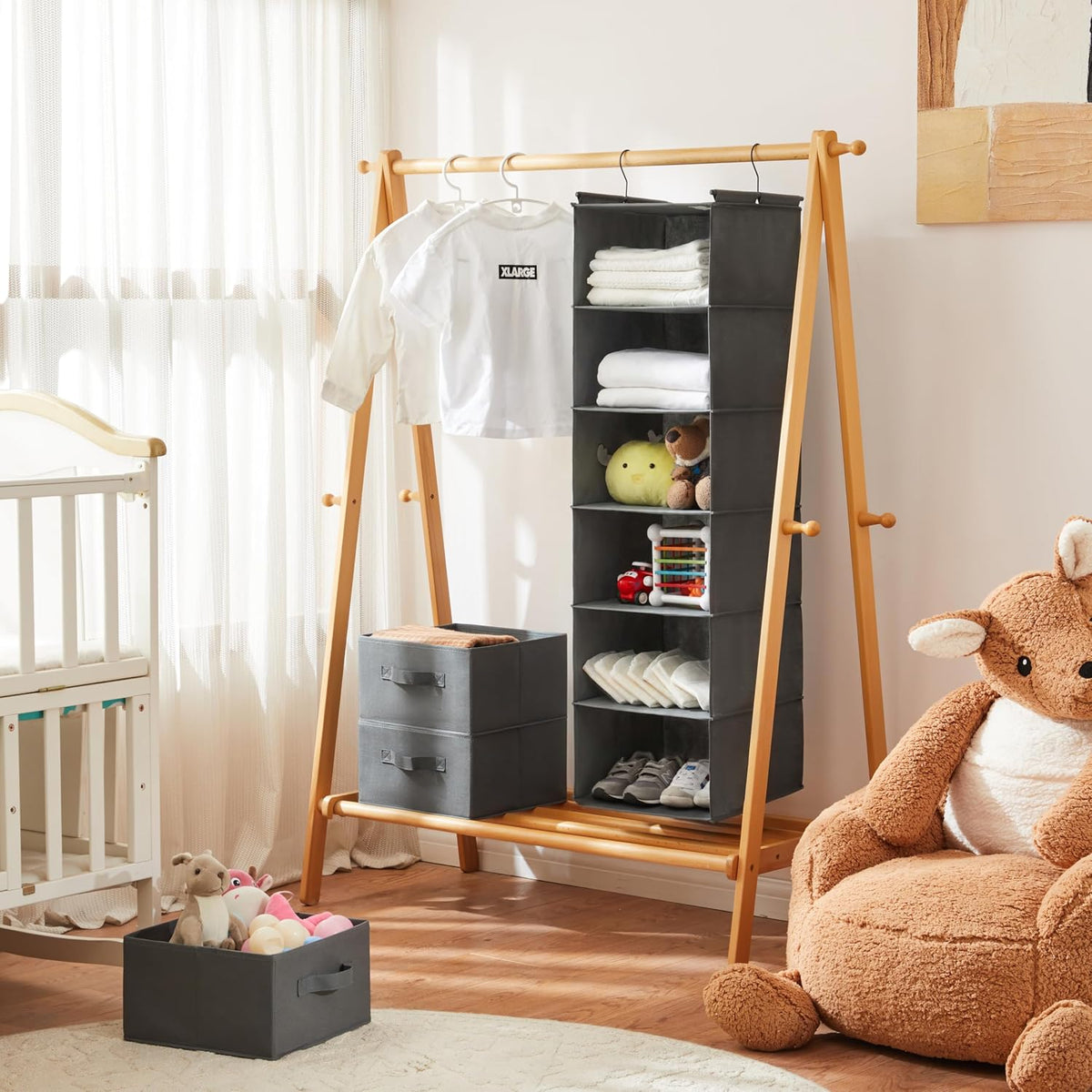 Althea 6-Tier Hanging Closet Shelves