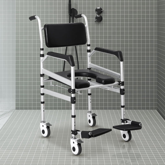 Naima Elderly Shower Commode Wheelchair