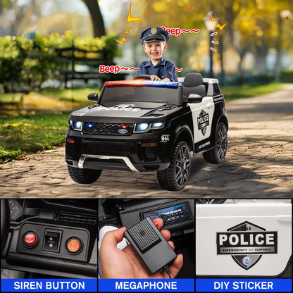 12V Police Car with Remote Control - Canva Home