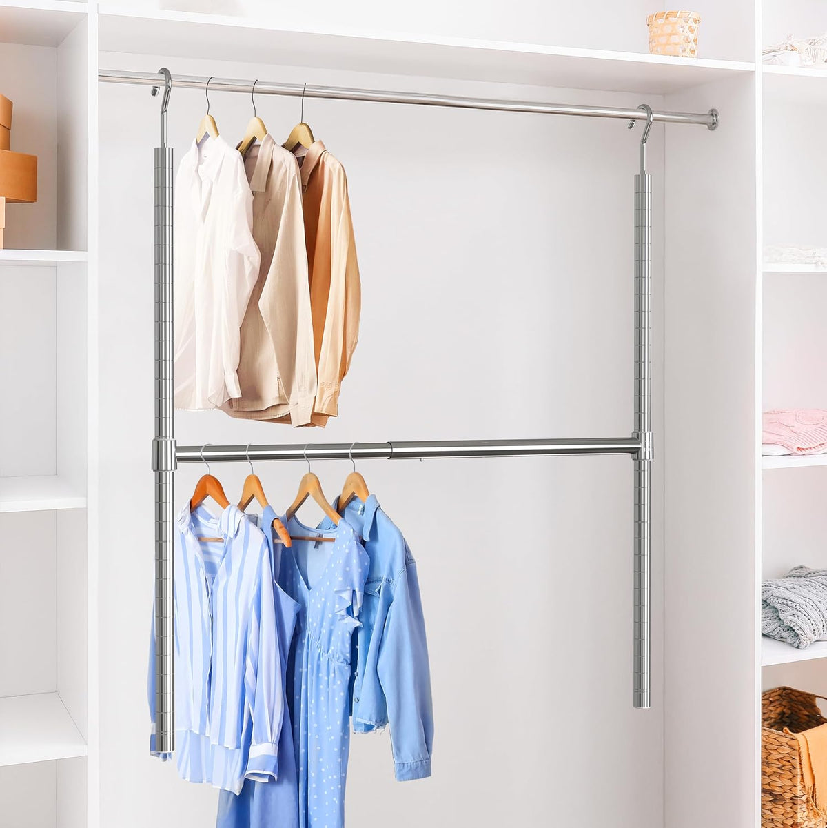June Adjustable Hanging Closet Rod