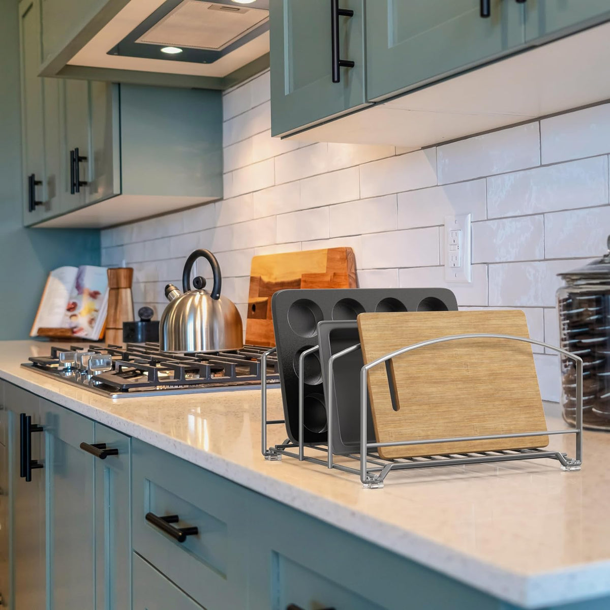 Daphne Deco Brothers 3-Slot Cookware Organizer Rack
