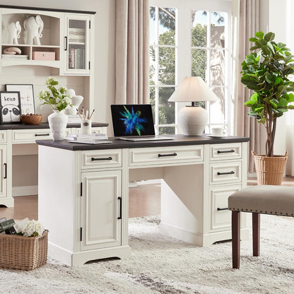 Ines Farmhouse Executive Office Desk