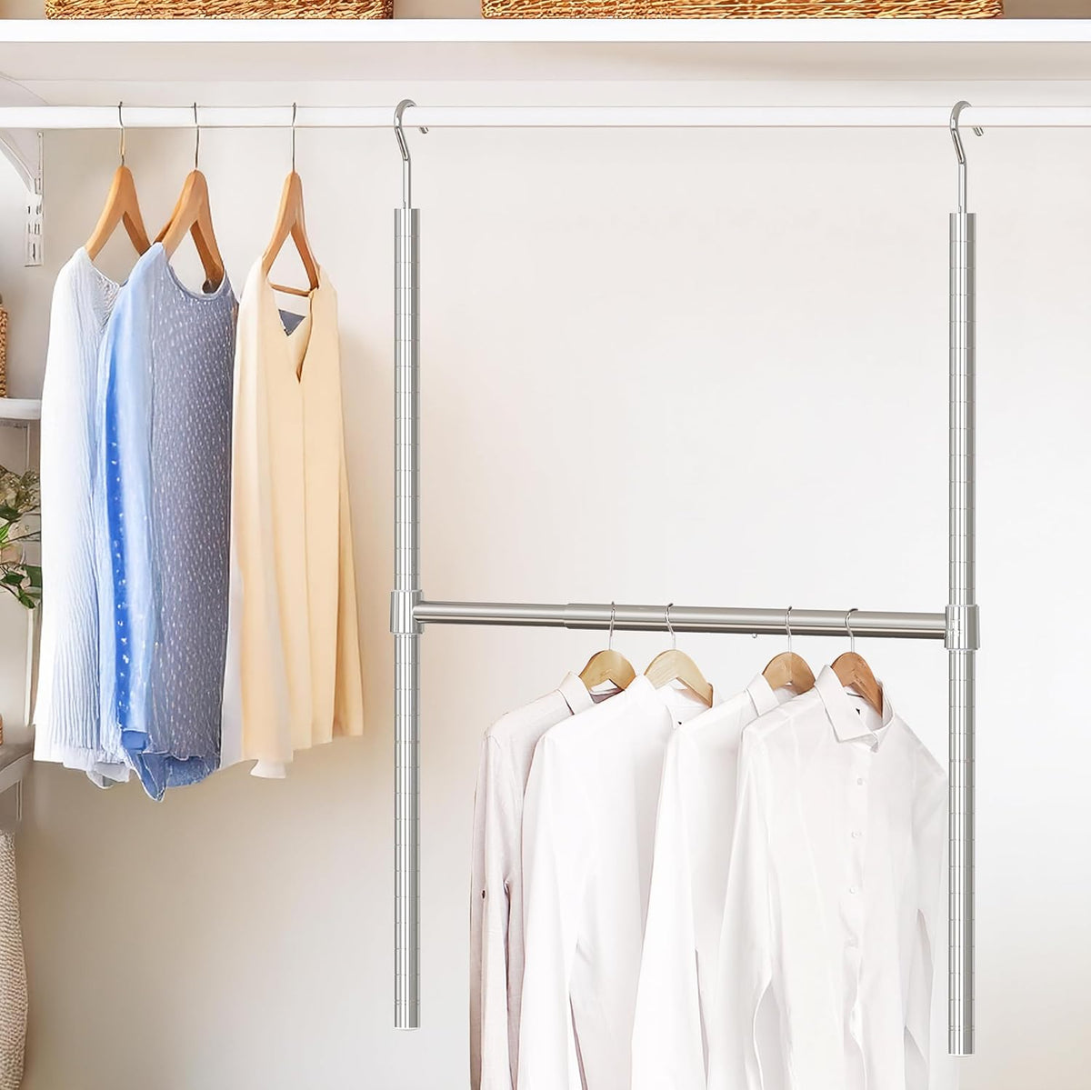 June Adjustable Hanging Closet Rod