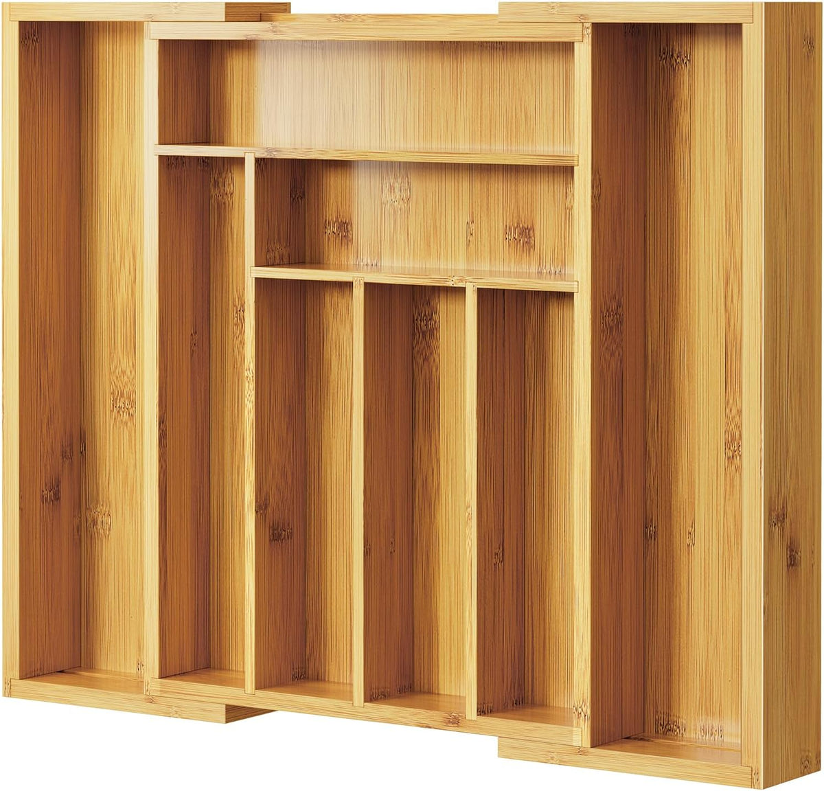 Ava Bamboo Expandable Silverware Drawer Organizer
