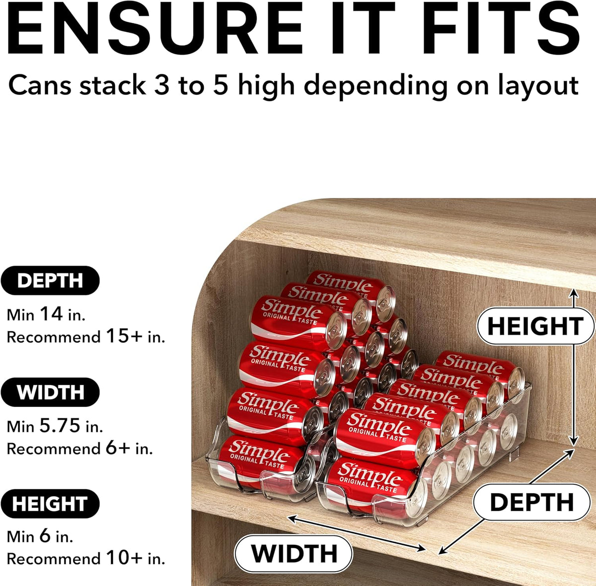 Jules Soda Can Fridge Dispenser