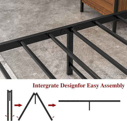 Parrish Metal Platform Bed