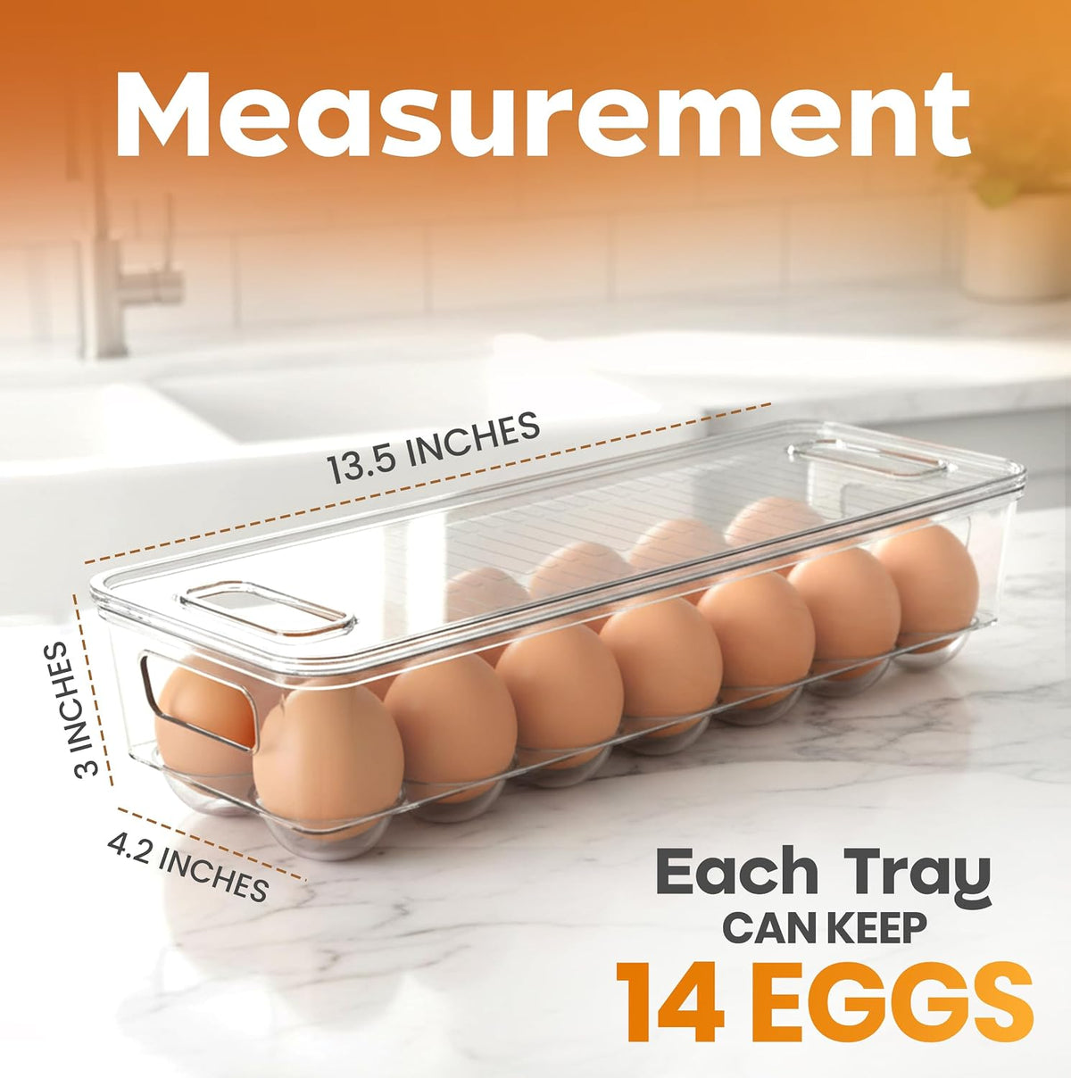 Joan Utopia Home Stackable Egg Holder (2-Pack)