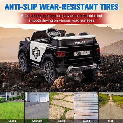 12V Police Car with Remote Control - Canva Home