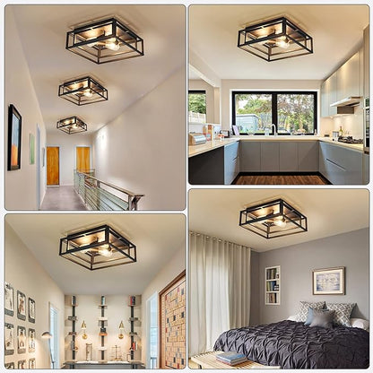 Farmhouse Flush Mount Ceiling Light