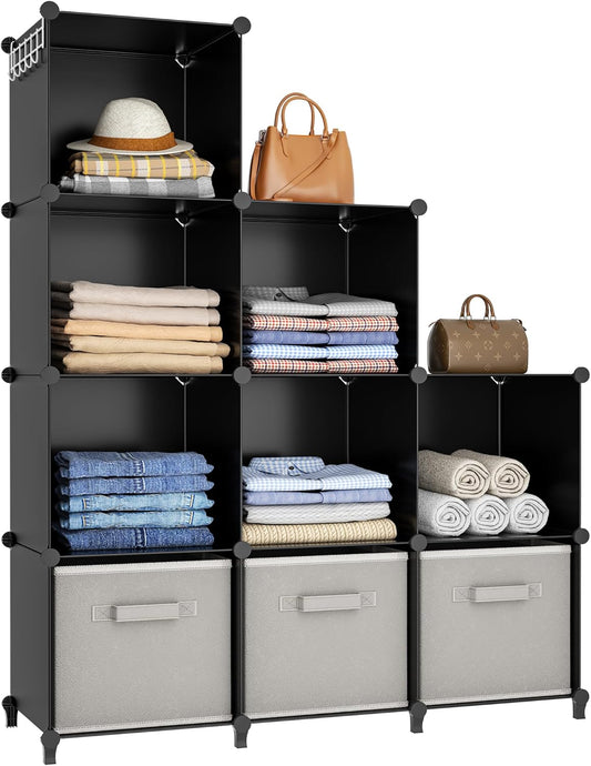 Orla 9-Cube Modular Closet Storage Organizer