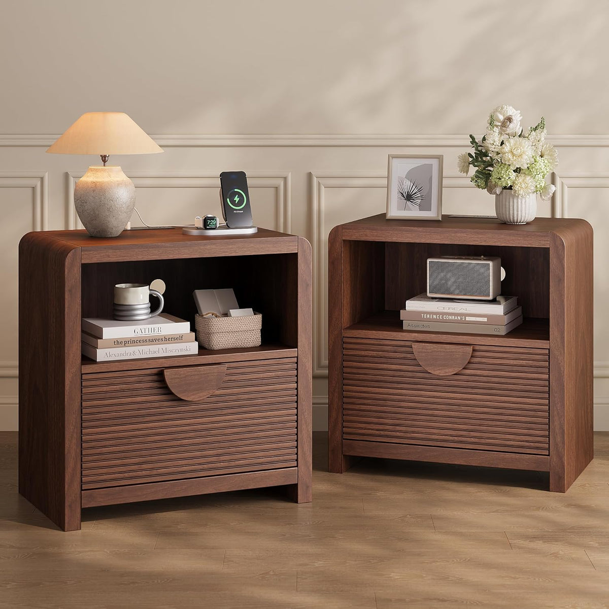 Brielle nightstand set of 2
