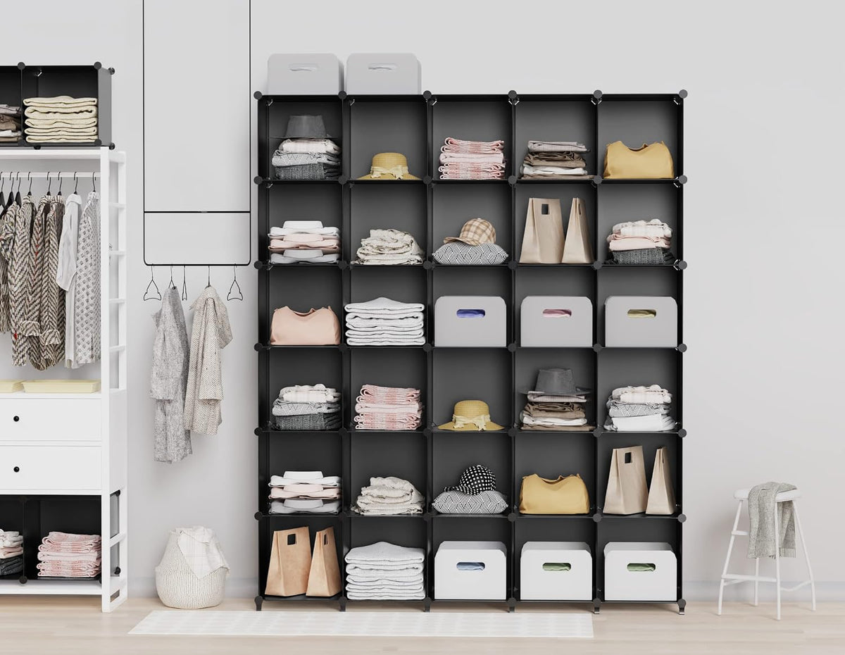 Orla 9-Cube Modular Closet Storage Organizer