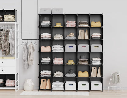 Orla 9-Cube Modular Closet Storage Organizer
