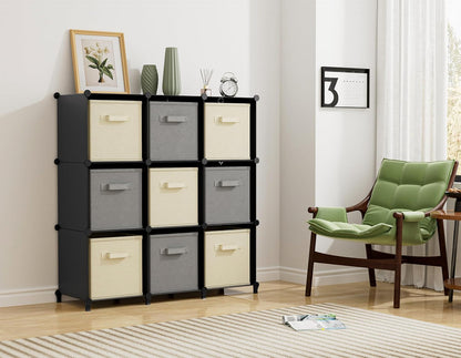 Orla 9-Cube Modular Closet Storage Organizer