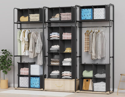 Orla 9-Cube Modular Closet Storage Organizer
