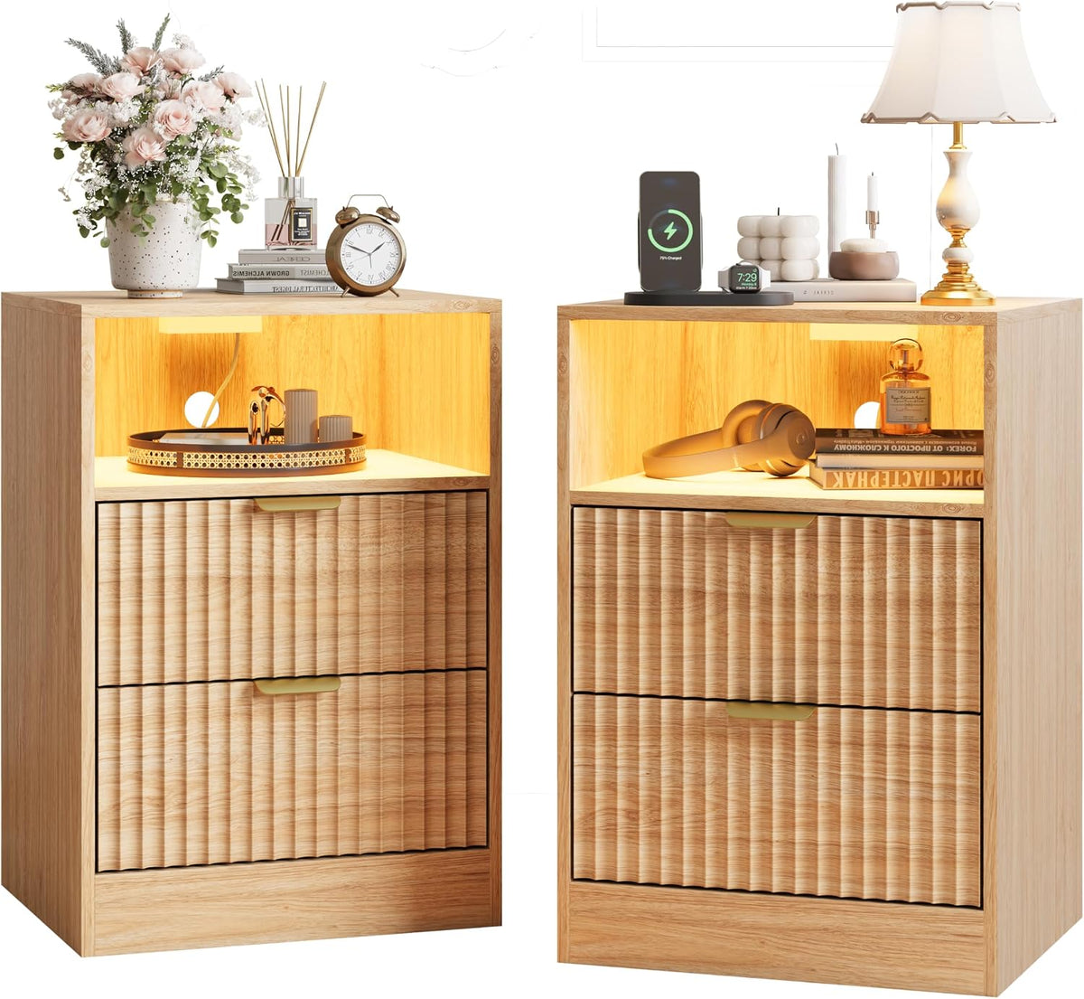 Lisette nightstand set of 2 – view 8