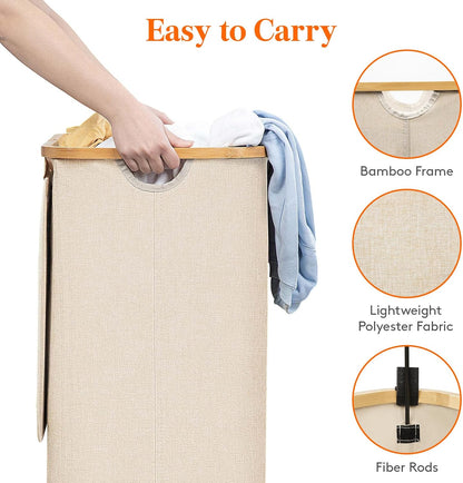 Opal 105L Laundry Hamper with Lid