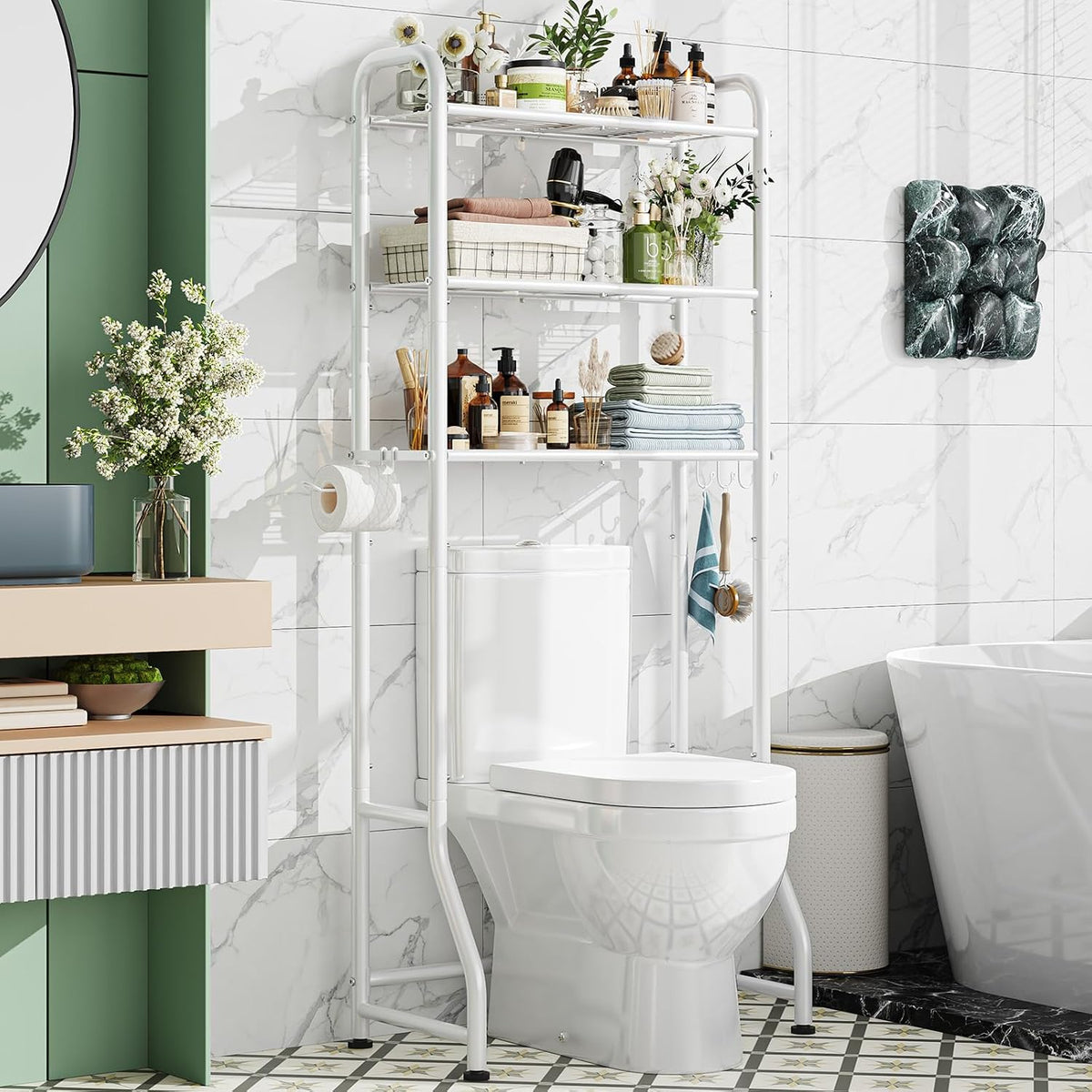 Mavis 3-Tier Over-Toilet Storage Rack