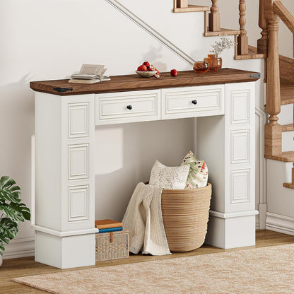 Sutton Farmhouse Console Table with 2 Drawers