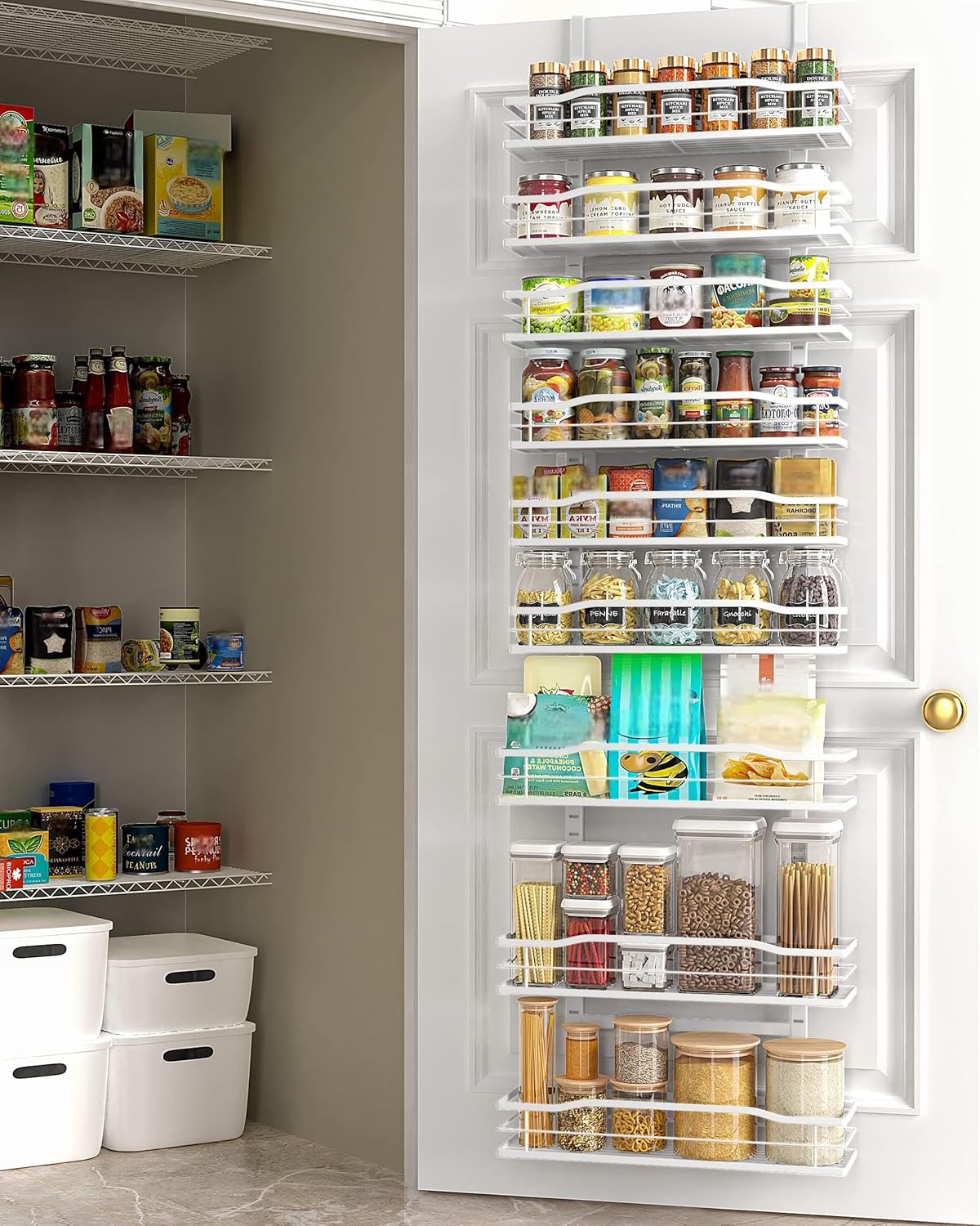 Kora 9-Tier Over-the-Door Pantry Organizer
