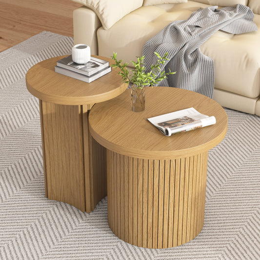 Ayla Round Modern Nesting Coffee Table