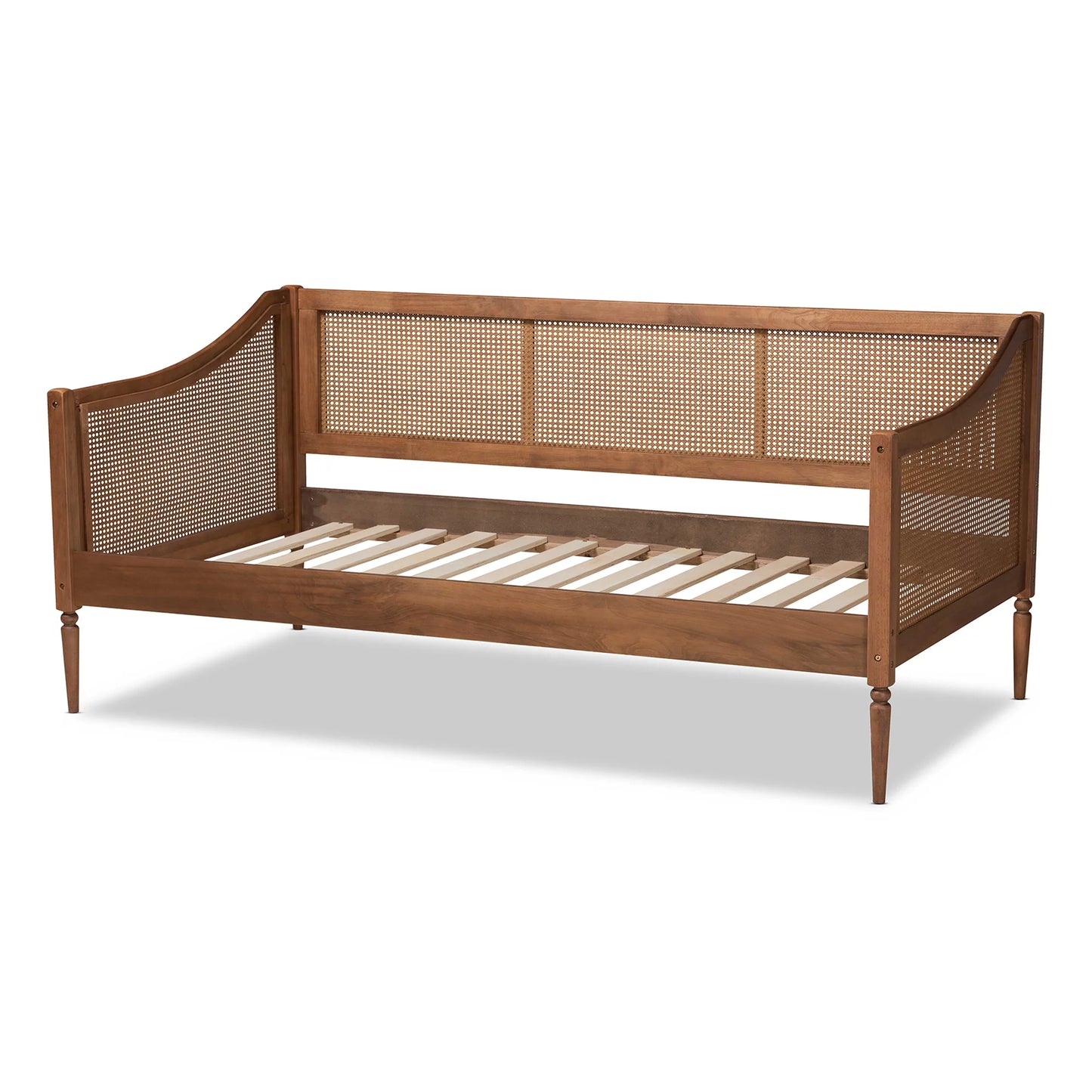 Louie Twin Wooden Rattan Daybed