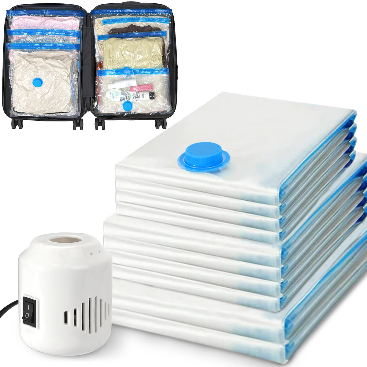Viola Vacuum Storage Bag Set with Electric Pump