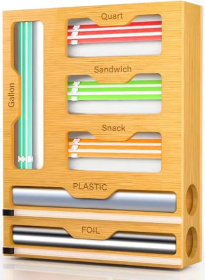 Vera Bamboo 6-in-1 Wrap Organizer