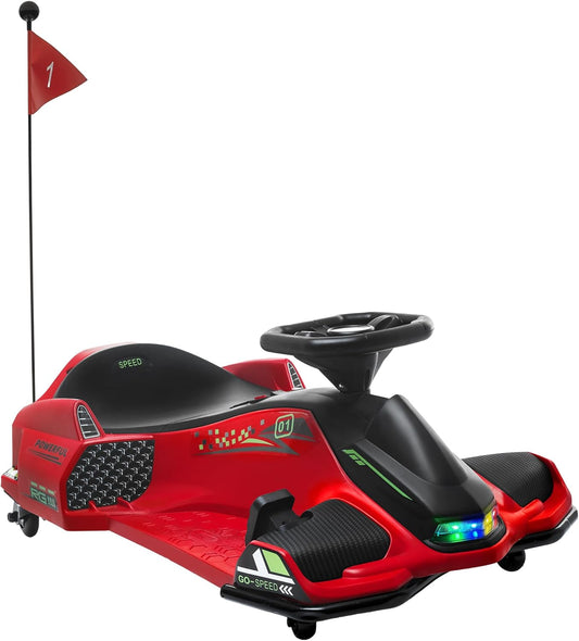 24V Electric Go-Kart for Kids W/ Remote Control - Canva Home