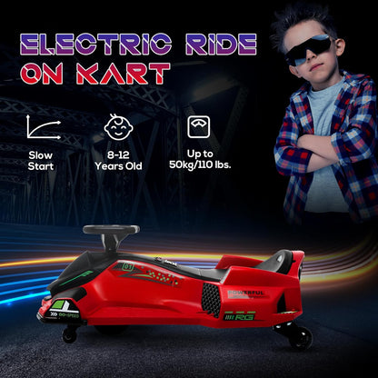 24V Electric Go-Kart for Kids W/ Remote Control - Canva Home