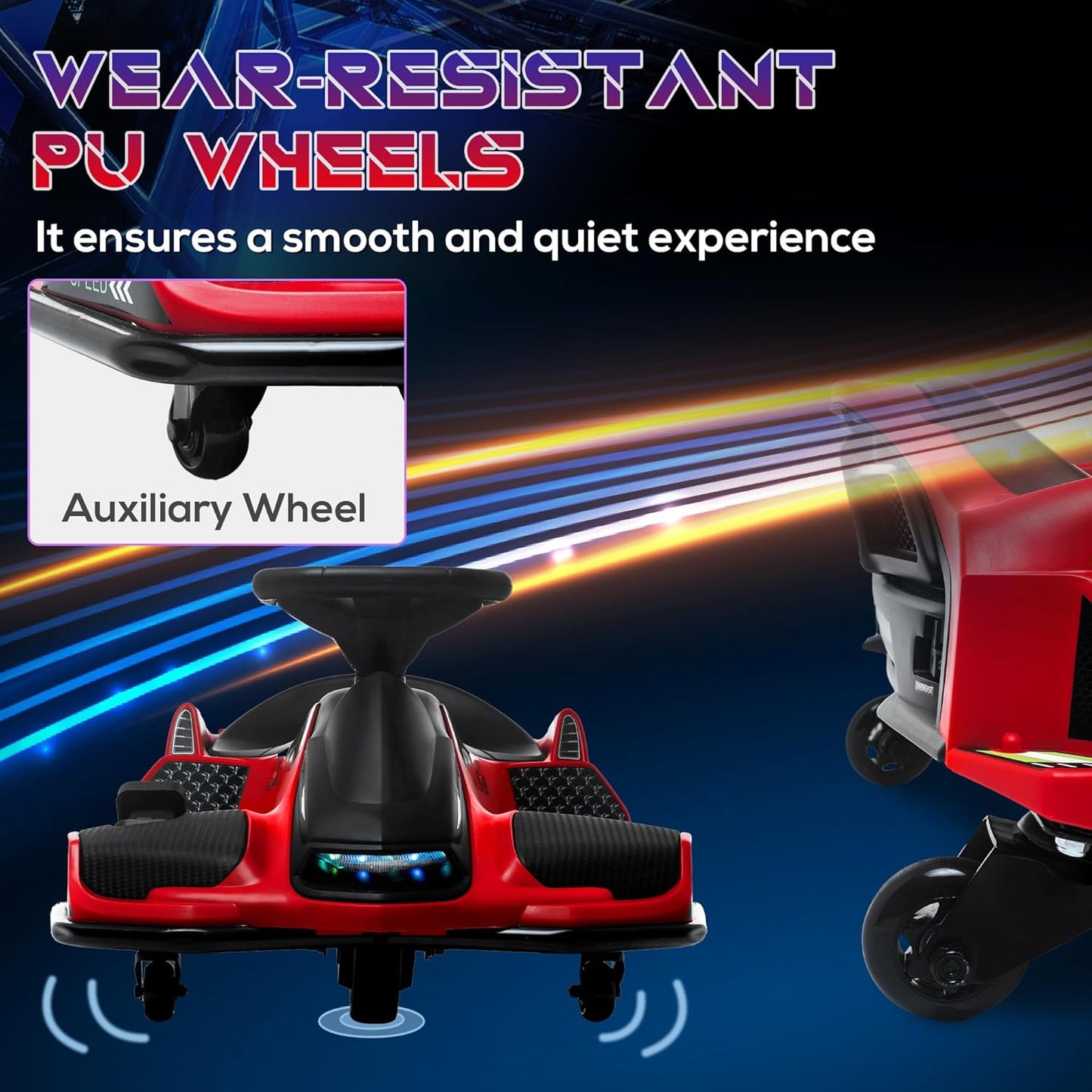 24V Electric Go-Kart for Kids W/ Remote Control - Canva Home