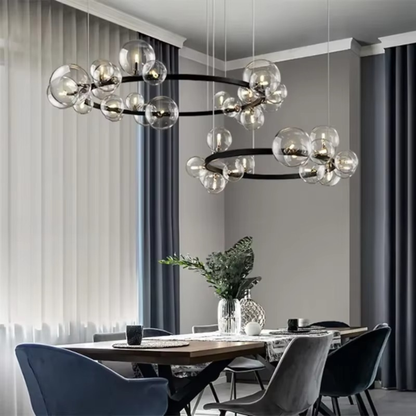 Artpad Black LED Pendant Chandelier with G9 Bulb
