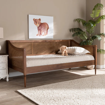 Louie Twin Wooden Rattan Daybed