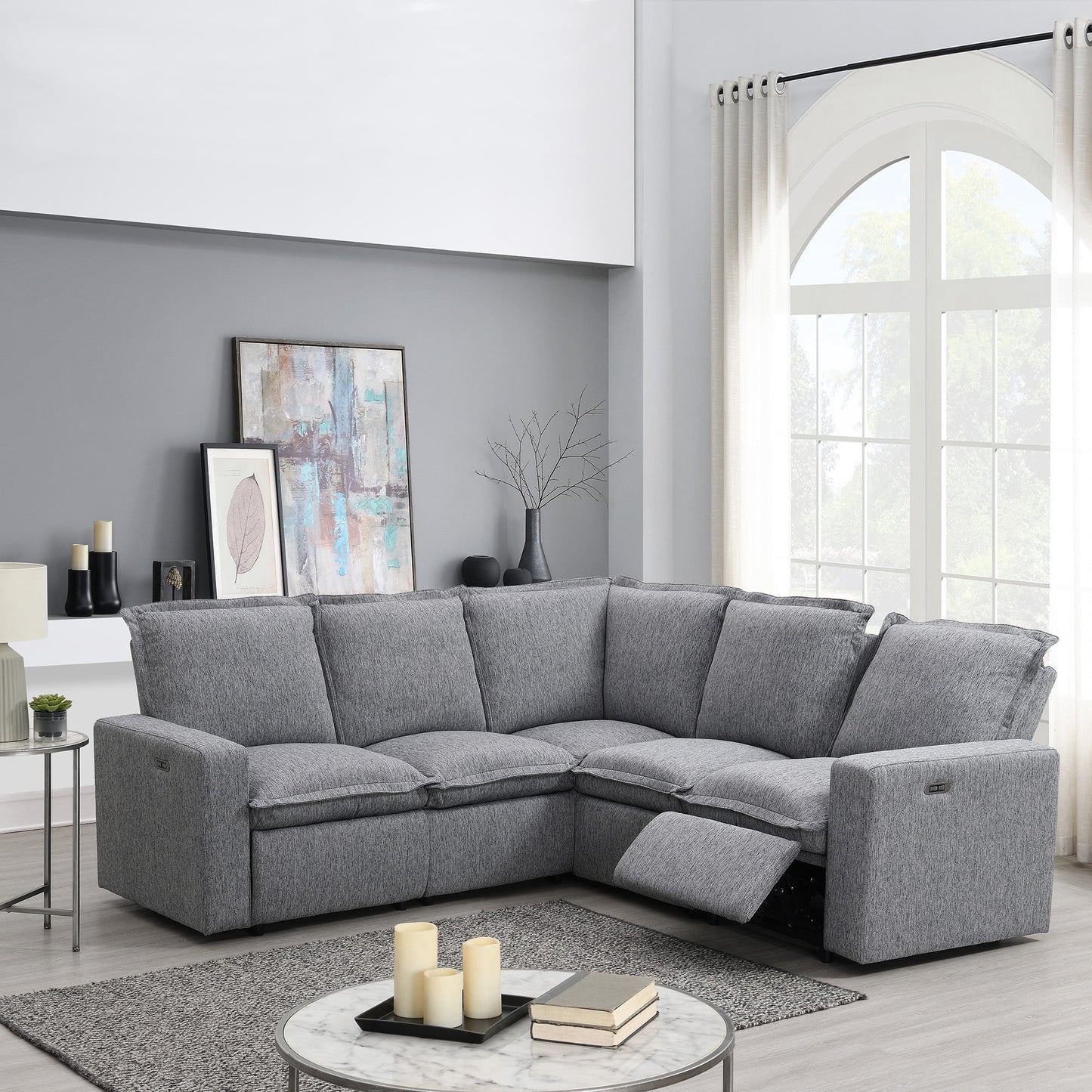 Bruce Reclining Sectional Couch