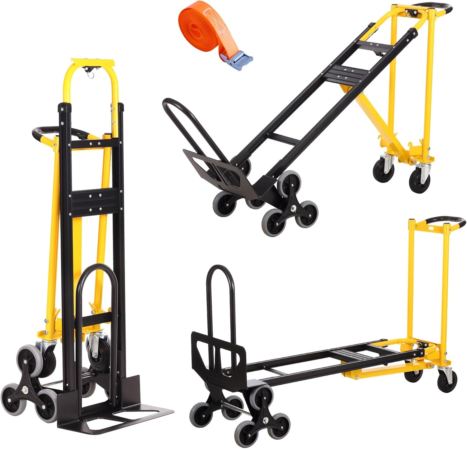 3-in-1 Industrial Convertible Hand Truck Dolly Cart - Canva Home