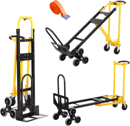 3-in-1 Industrial Convertible Hand Truck Dolly Cart - Canva Home