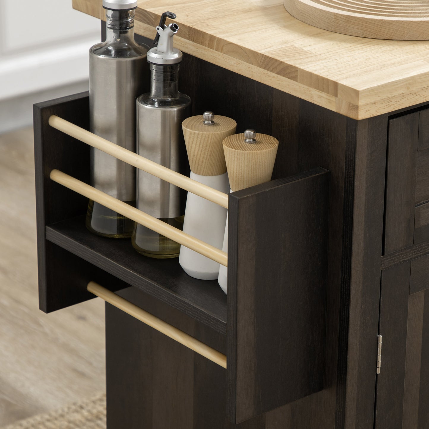 Mark Rolling Kitchen Island Cart