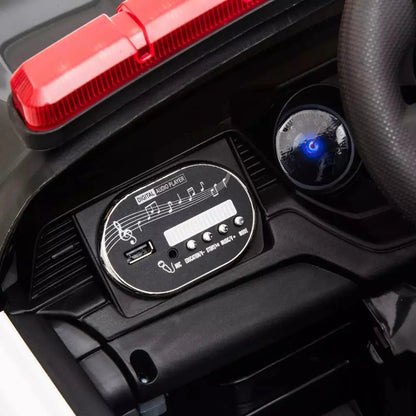 12V Electric Ride On Police Car W/ Remote Control Canva Home