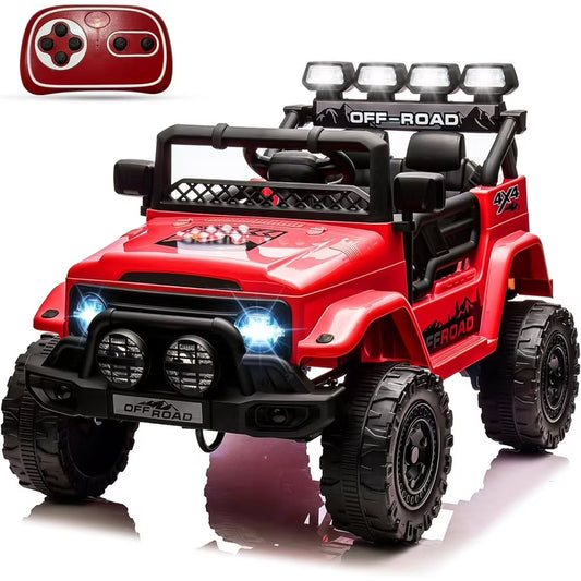 24V2 Jeep Kids Ride-On Car W/ Remote Control Electric Toy - Canva Home
