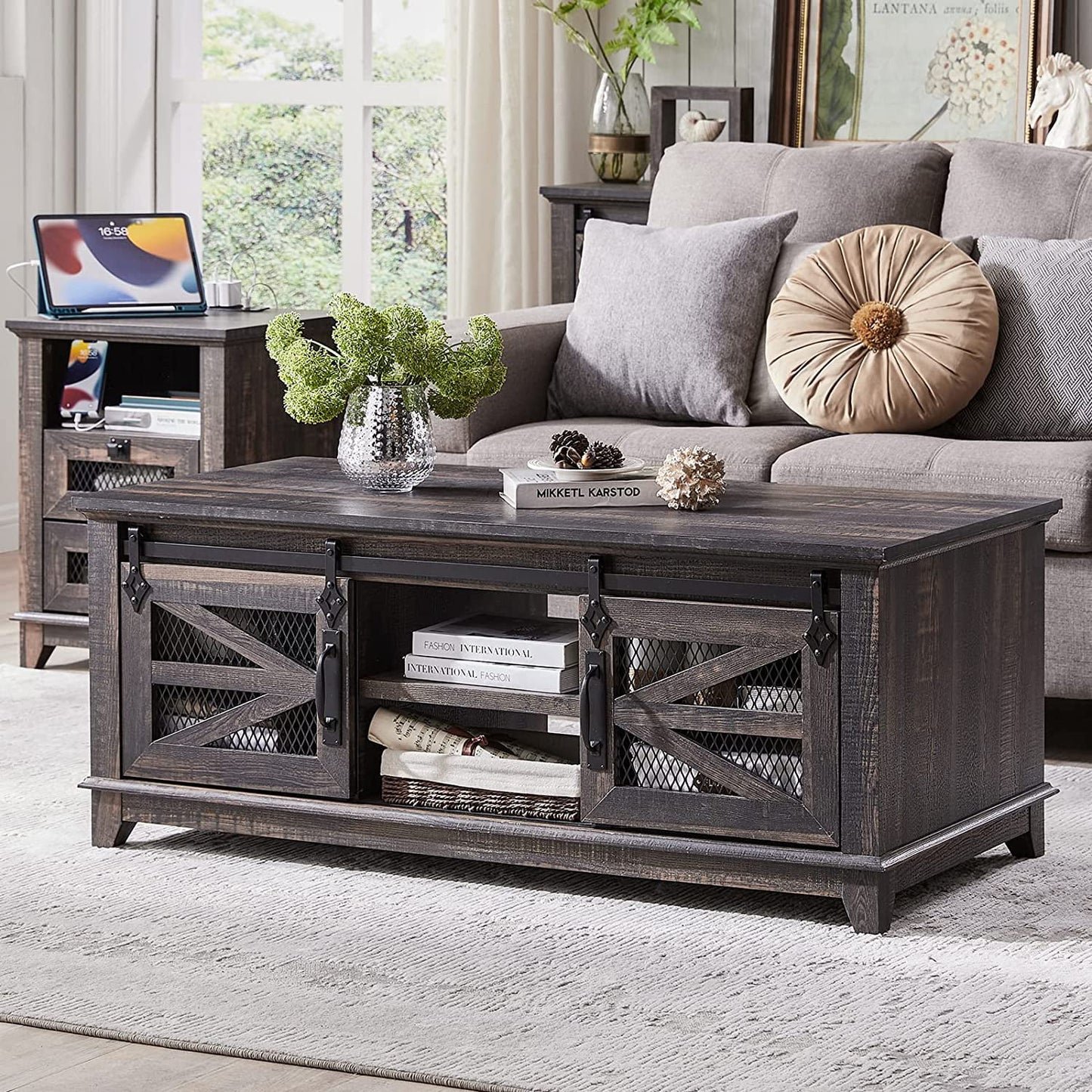 Ellis Rustic Farmhouse Coffee Table