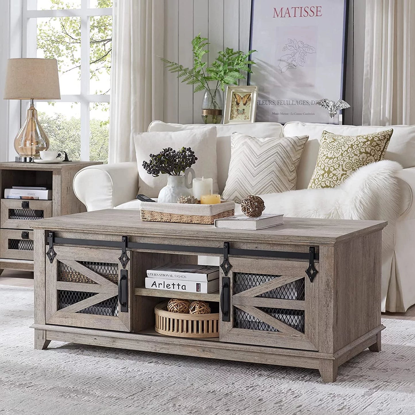 Ellis Rustic Farmhouse Coffee Table